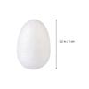 50Pcs Egg Foam White Solid 3Cm for Easter DIY Craft Projects Festival Decoration Painting Egg Foam Painting Crafts