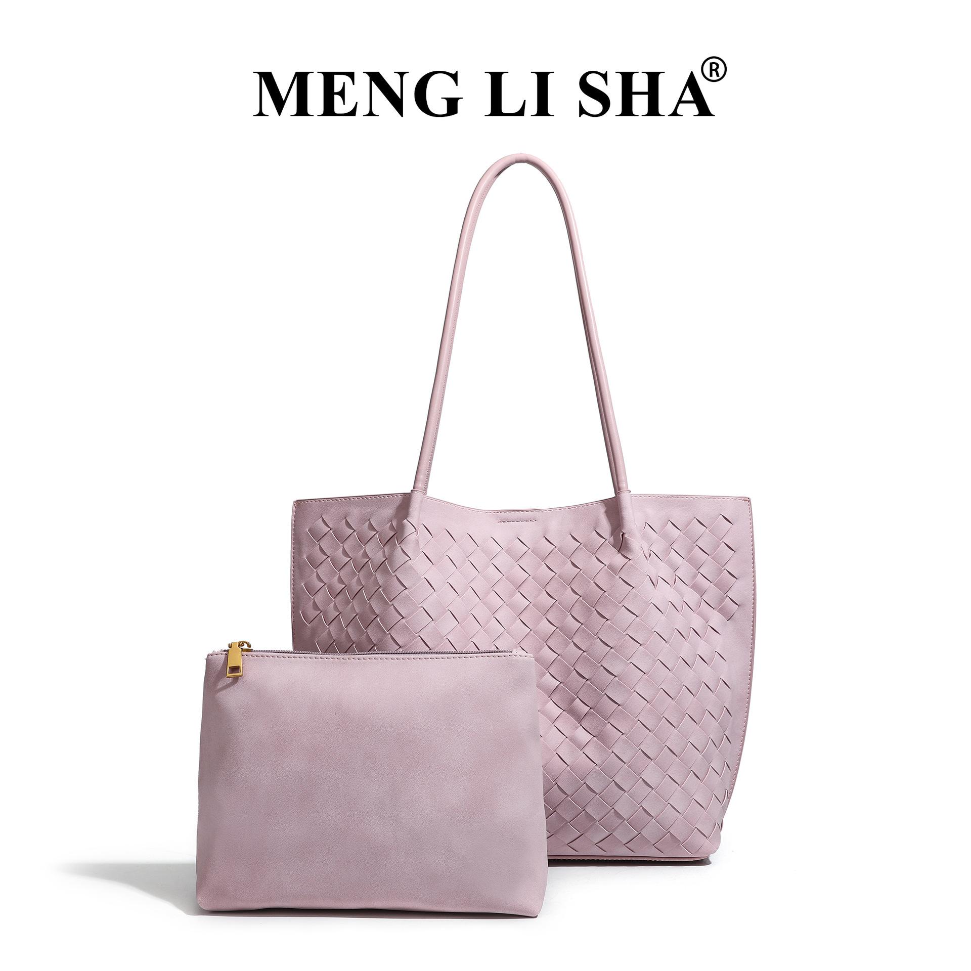 

New Autumn and Winter Frosted Hand Woven Bag, European and American Large Capacity Single Shoulder Underarm Tote Bag, Antique Handbag, Mother Bag