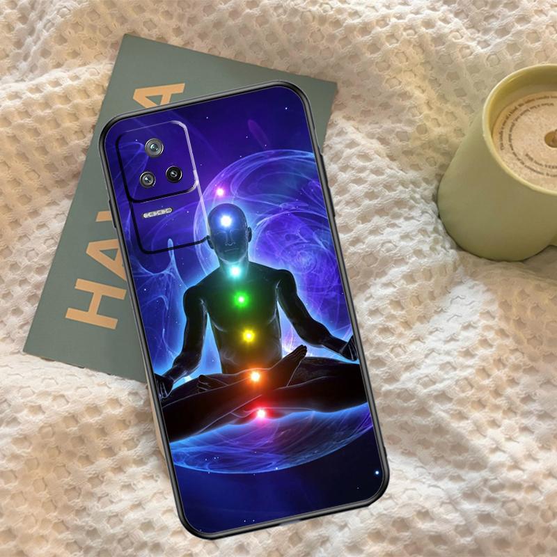 The Mandala Chakra Insist Yoga Case For Xiaomi 13 14 15 Ultra 11T 12T 13T 14T Pro POCO X7 Pro X3 X5 F5 F6 M6 X6 Pro Cover