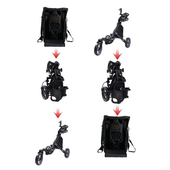 Golf Push Cart Bag Heavy-Duty Storage Organizer Large Capacity Carts Cover Protector Versatile Nylon Bag for Golf Fitness Travel Beach Camping