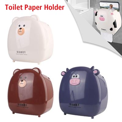 Boîte de rangement pour rouleau de papier toilette, accessoires de salle de bain créatifs et mignons, accessoires pour la maison, support pour papier toilette, support mural étanche pour papier toilette