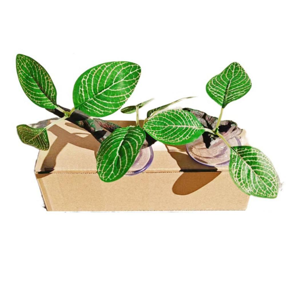 

Присоска Геккон Растение Украшение Высокая Температурная Устойчивость Среда Обитания Рептилии Растения Змея Style 3