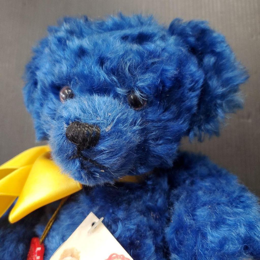 [USED] HERMANN Teddy Limited Edition 1999 Blue Teddy Bear 1843/1999