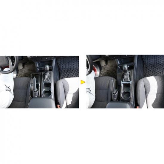 For Toyota Tacoma Carbon Fiber Black Interior Gear Box Panel Cover Trim 16-20