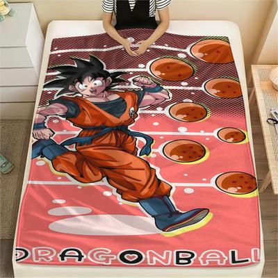 Dragon Ball Characters Print Flannel Blanket,High Quality Comfortable for All Seasons,Home Decor,Warmth and Comfort,Perfect for Christmas Gifts