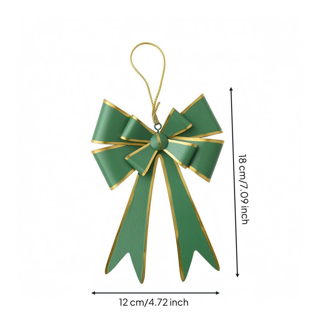 Iron Bow Ornament with Hanging Cord Versatile Christmas Tree