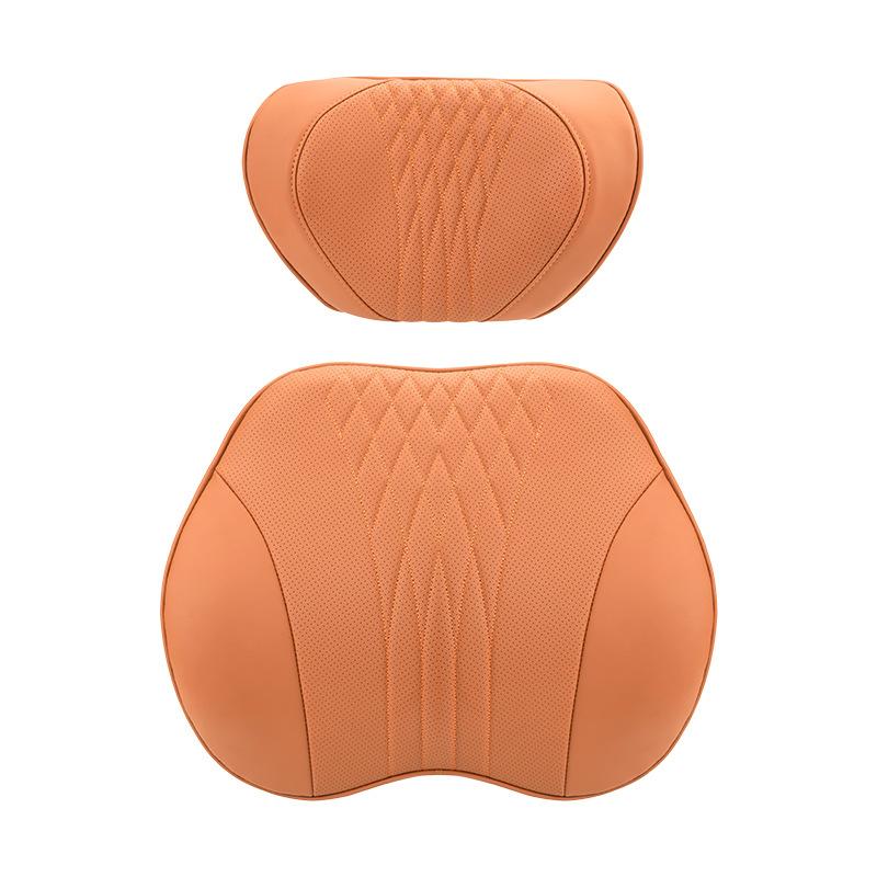 High-End Car Neck Support Headrest And Lumbar Support Cushion Automotive Interior Products for Seat Back Protection