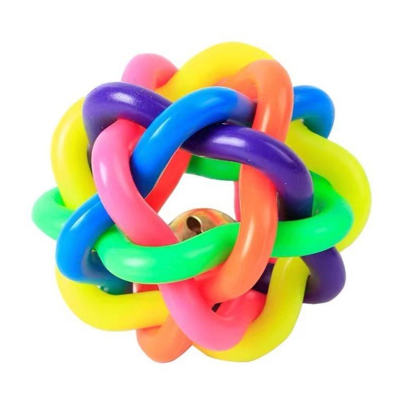 

Игрушки для собак и кошек, мячики с колокольчиком, щенки точат зубы и грызут, чтобы издавать звуки, плюшевые мячики для питомцев, скучные игрушки