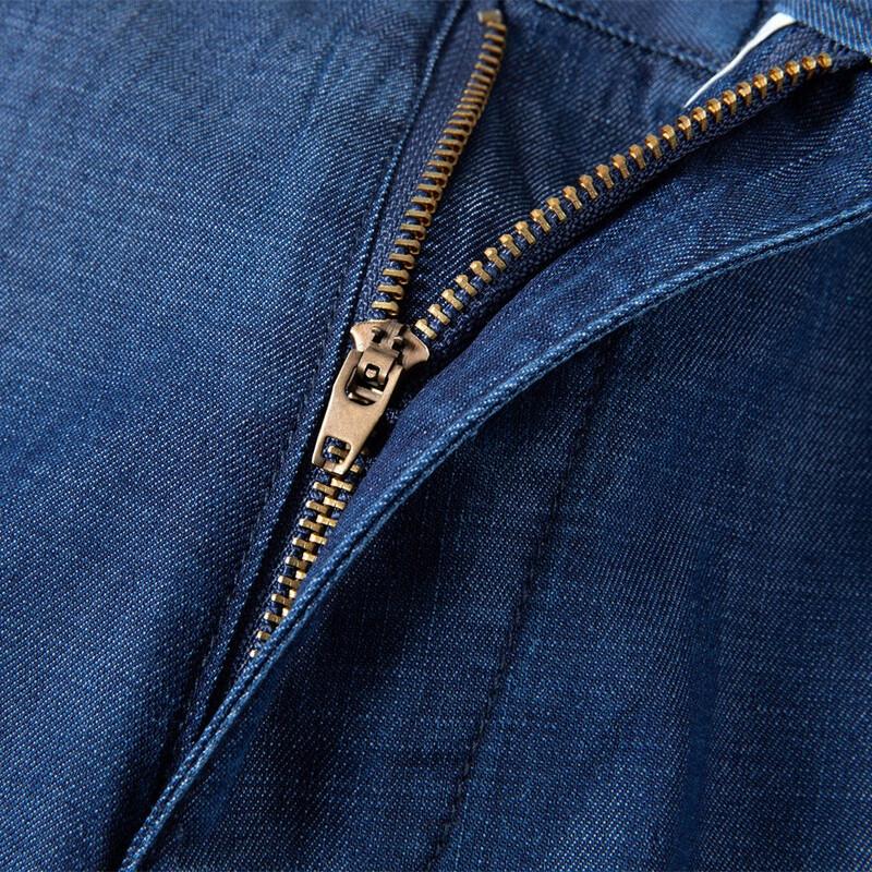 MONTAGUT Men's All-Season Stretch Business Casual Denim Jeans