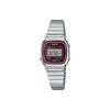 CASIO VINTAGE Stainless Steel Strap Watch Men's Watches Red Watch Dial LA670WA-4