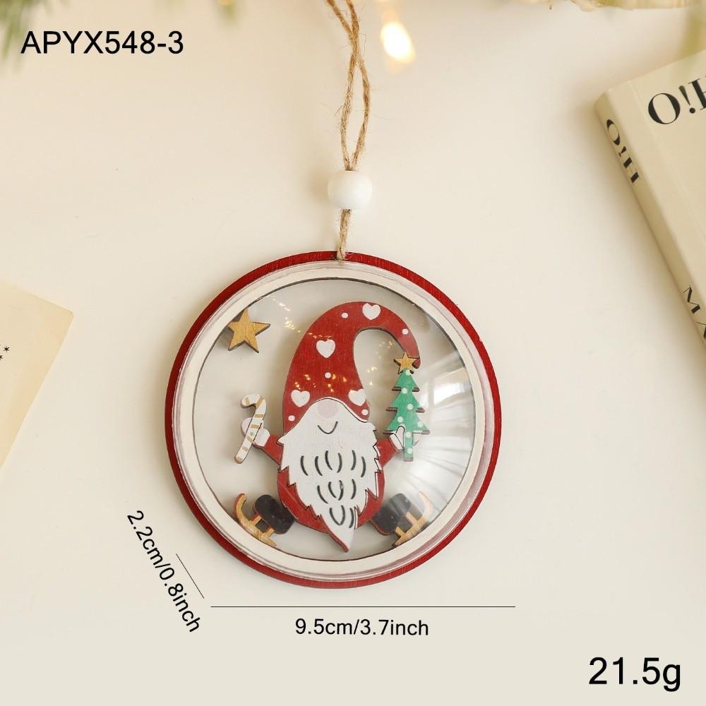 

Colorful Xmas Tree Decorations Wooden Christmas Pendants Christmas Tree Decorations C