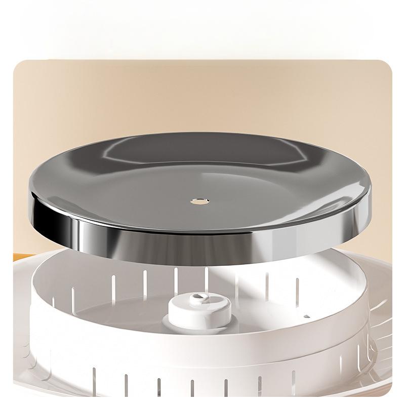 New Pet Large-capacity Stainless Steel Cake Automatic Water Dispenser for Cats and Dogs Electric Circulating Water Drinking Fountain