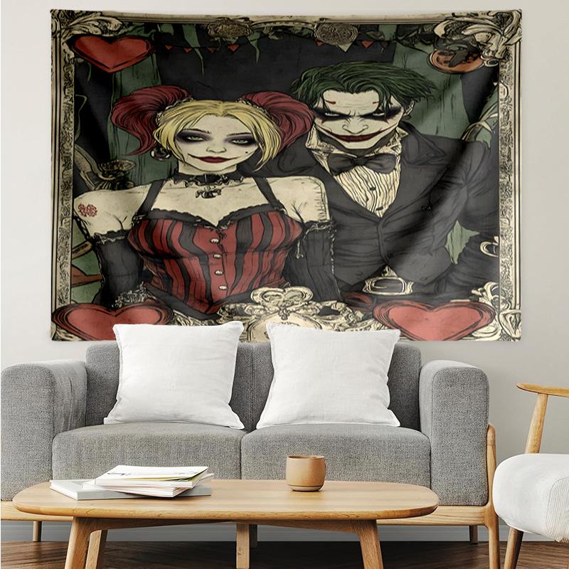 Jo-ker Floral Portrait Tapestry Hanging for Bedroom,Livingroom, Playroom,Decor Art Room Wall Tapestry Holiday and Birthday Gifts