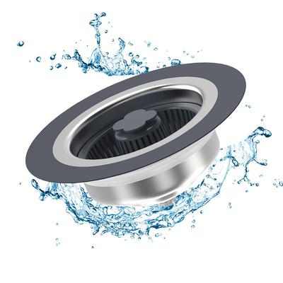 1pc Kitchen Sink Drain Strainer and Stopper Combo for Standard 3-1/2 Inch Drain