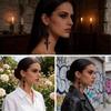 Fashionable Black Bat And Swords Earrings Punk Gothic Jewelry Fashion Accessory For Role Play Costume