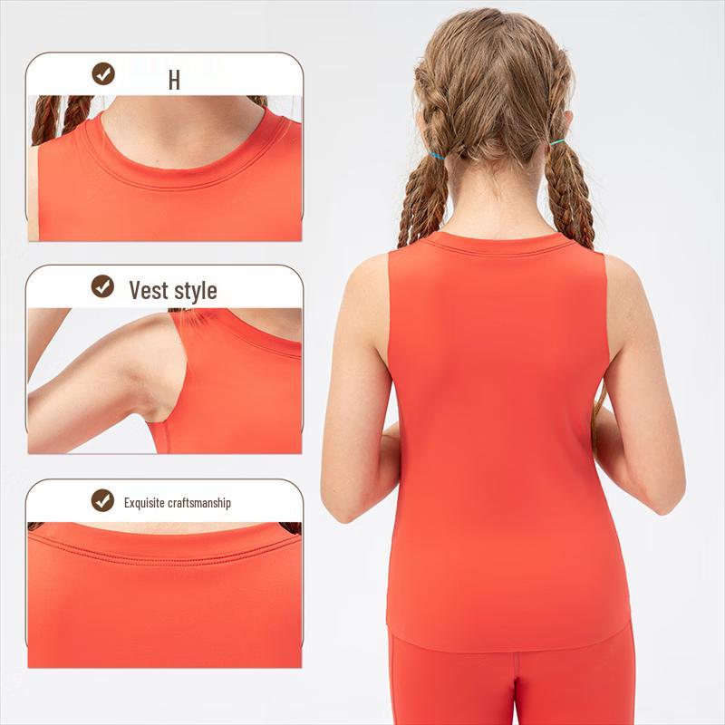 Girls' Quick-Dry Yoga Tank Top