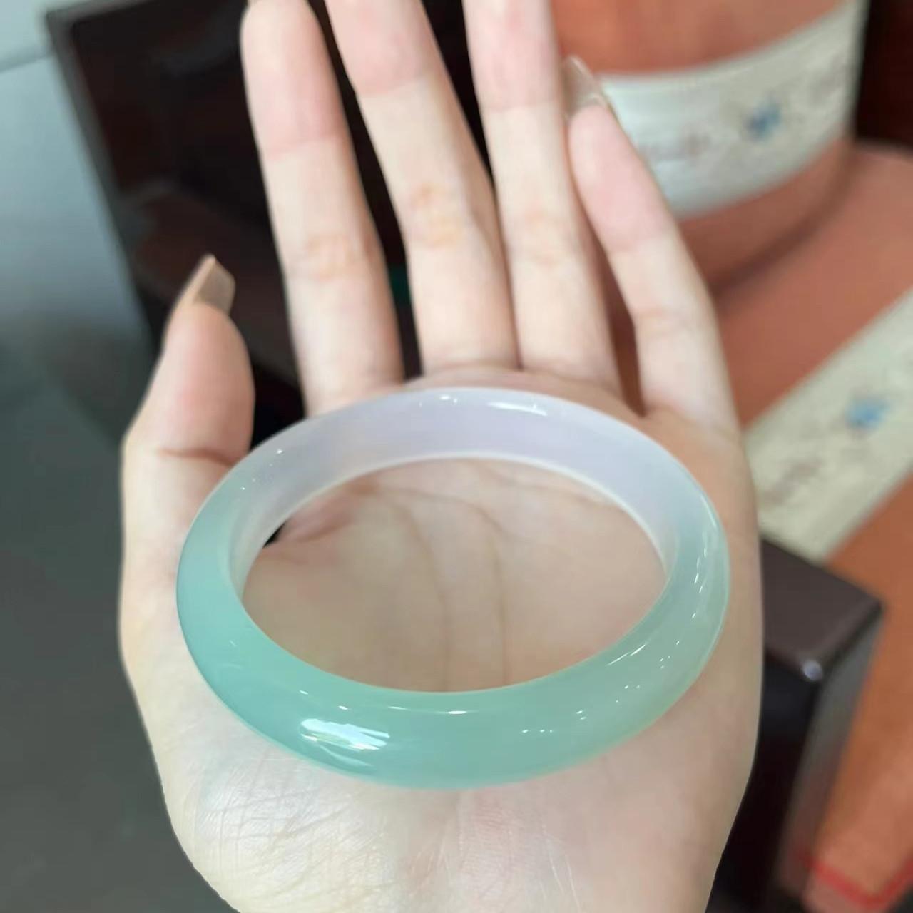 

1 шт. натуральный нефритовый браслет модный браслет с подвесками нефритовый женский подарок 64MM