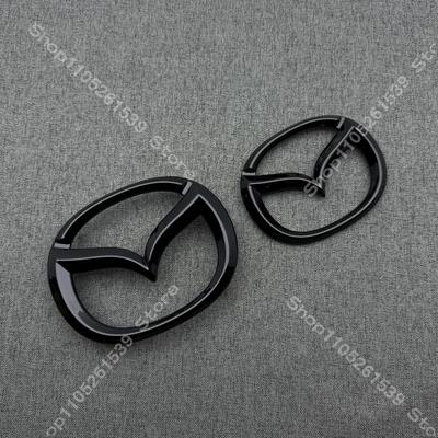 Black ABS Car Hood Front Bonnet Grill Rear Trunk Emblem Logo Badge Sticker for Mazda CX3 CX4 CX5 CX7 CX8 CX9 CX30 CX-50