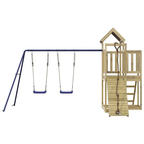 vidaXL Outdoor Playground Impregnated Pine Wood