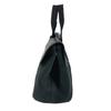 HERMES Valparaiso PM Tote Bag Flap Bag Hand Bag cotton / Leather Black