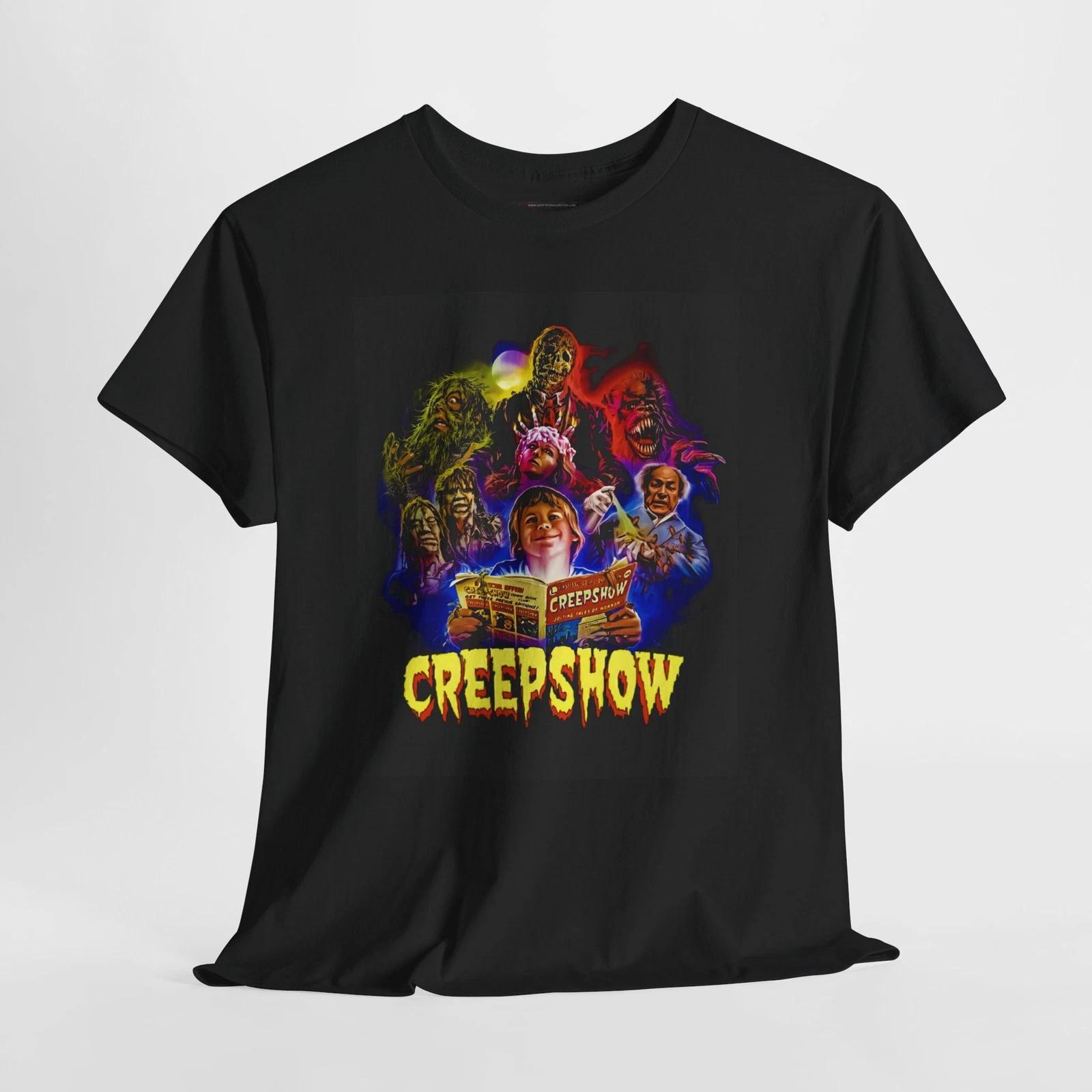 Creepshow 1982 Retro Movie Poster Horror Unisex Graphic T-Shirt S