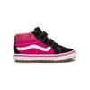 Vans SK8 Sports Mid top Toddler Shoes Black Pink Infant And Toddler VN0A5KRNB9P