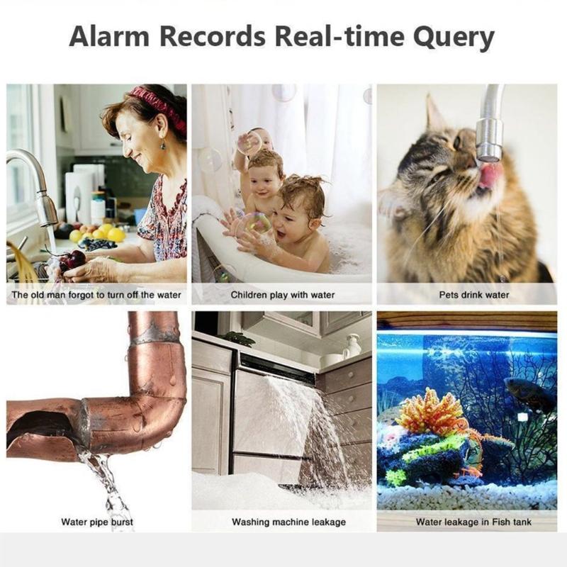 Water Immersions Alerts Systems with Remote Monitoring Home Flood Detection Device Simple To Use for Household Safety