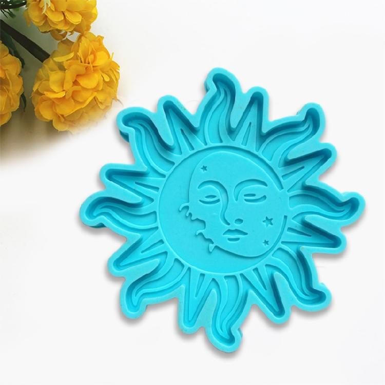 Resin Mold Sun Moon Coaster Silicone Mold for Making Coasters