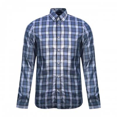 Fred Perry Mens Checked Long-Sleeved Shirt