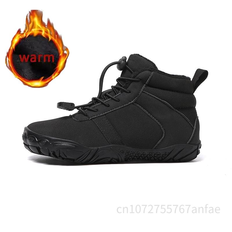 

Childrens Winter Snow Boots Warm Plush Ankle Boots Waterproof Outdoor Sneakers Hiking Boots Ant-slip Boy Girls Cotton Shoes 28