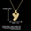 New Style Necklace Featuring Trendy Letter Design In Bold Font, with A Luxurious and Exclusive Look, Suitable for Sophisticated Accessories.
