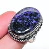 Natural Russian Charoite Gemstone 925 Sterling Silver Jewelry Ring Size 7 AR-17106