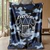 Coperta in Flanella con Stampa Calcio Everton, Morbida Calda Leggera Coperta da Divano Letto Campeggio