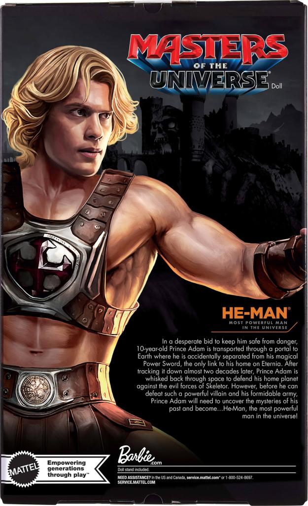 barbie Signature Ken Masters of the Universe Collector Doll Brown JJY03 He-Man (Ages 6+)