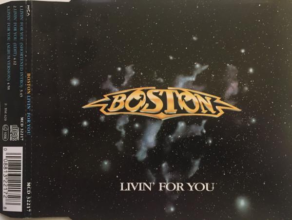 

CD BOSTON - Livin for You MCD32217 MCA Records 1994 Japan Rock Used