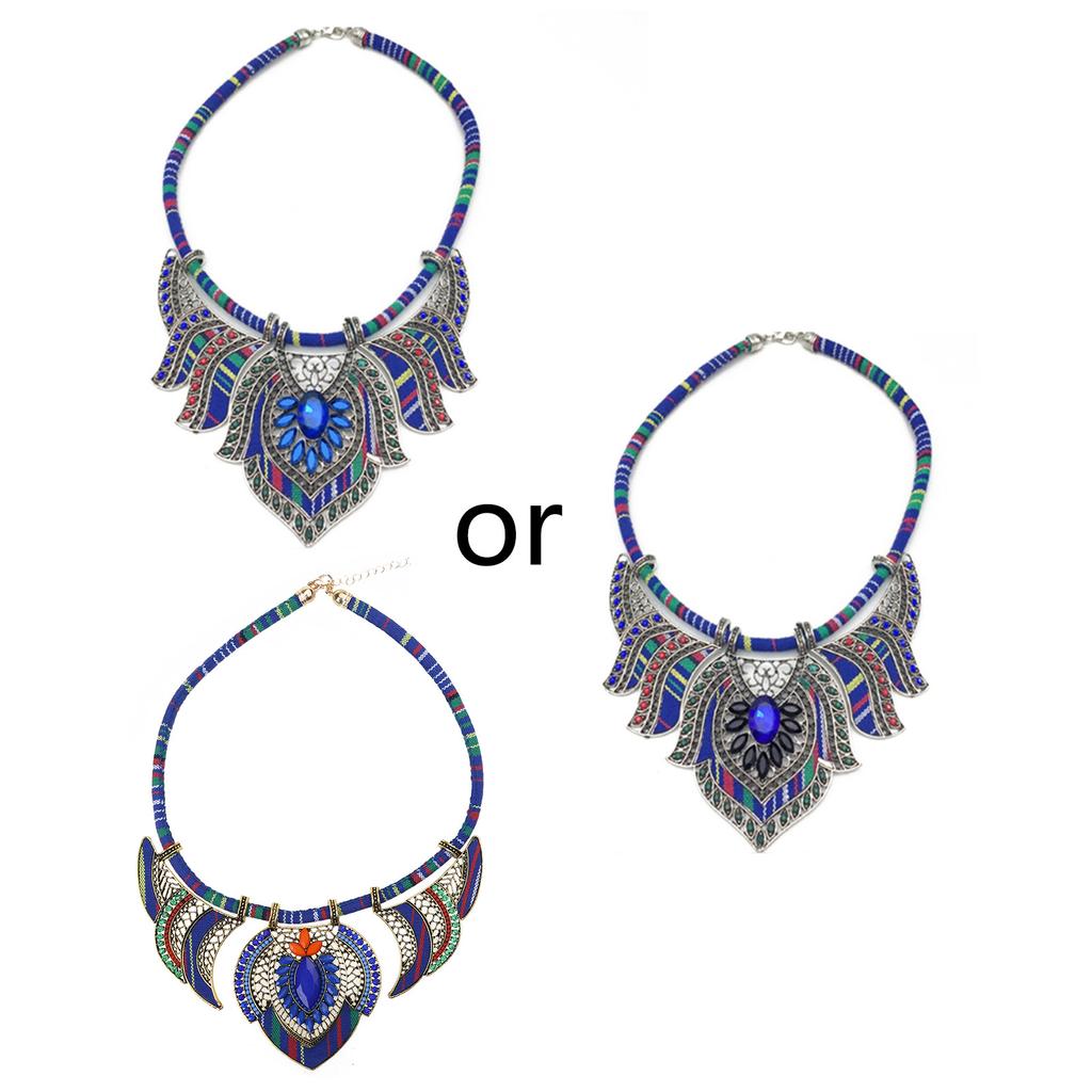 Collier Ras-du-cou Tribal Mode Bijou de Costume Cadeau pour Femmes Meilleure Amie