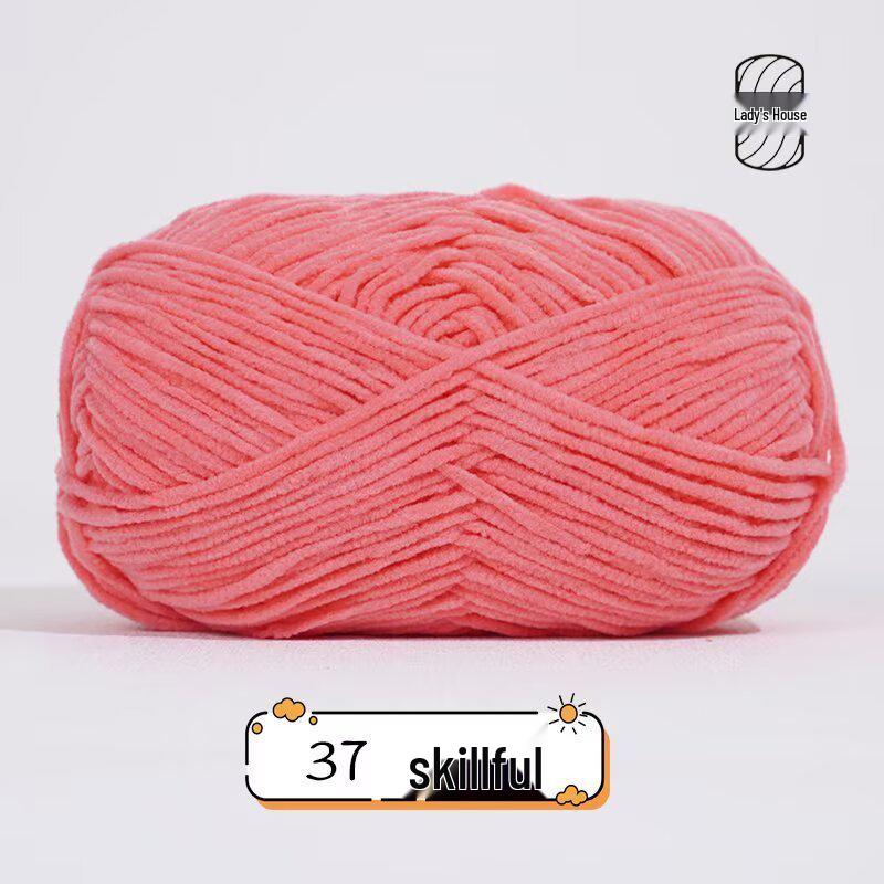 Meng Xiao Ya Matte Chenille Golden Velvet DIY Crochet Doll Bag Kit
