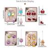 4PCS Packaged Set Tree Pendant Assorted Shapes Hanging Decoration Xmas Bauble  Festive Arrangement