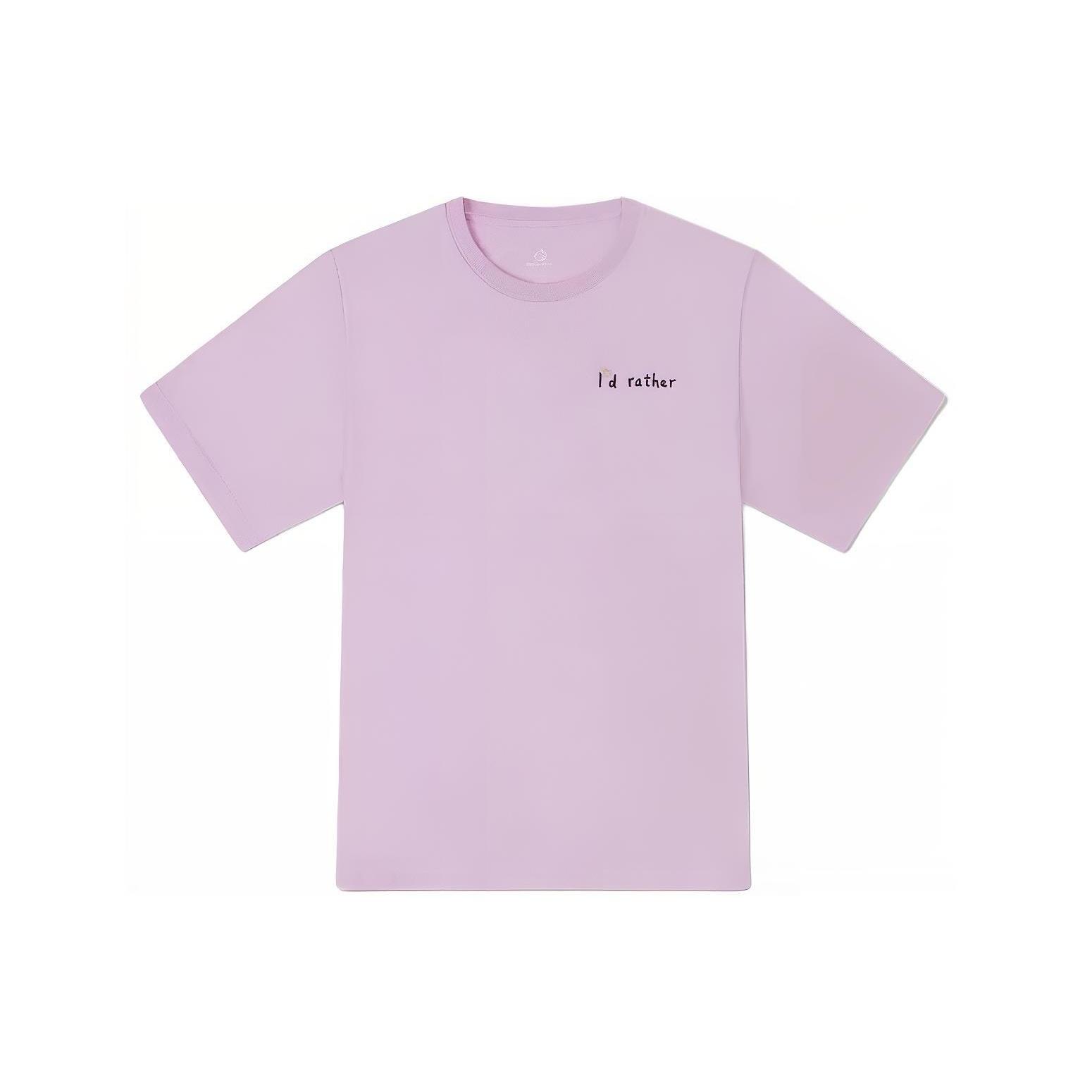 (WMNS) Converse Summer Verbiage T-Shirt Asia Sizing Purple Women s 10027223-A02 L