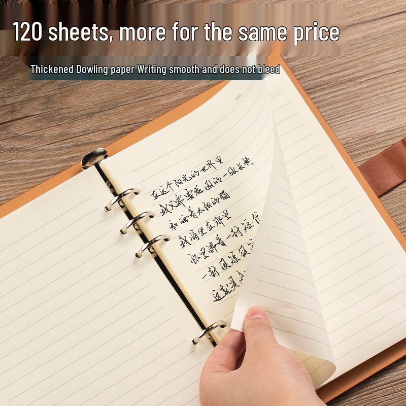 Custom A5 Ring Binder Notebook Gift Set with Logo - Holiday Souvenir Box