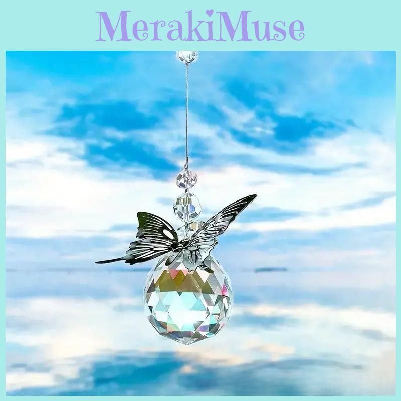 Crystal Garden Sun Catcher Window Ornament With Geometric Design For Contemporary Decor