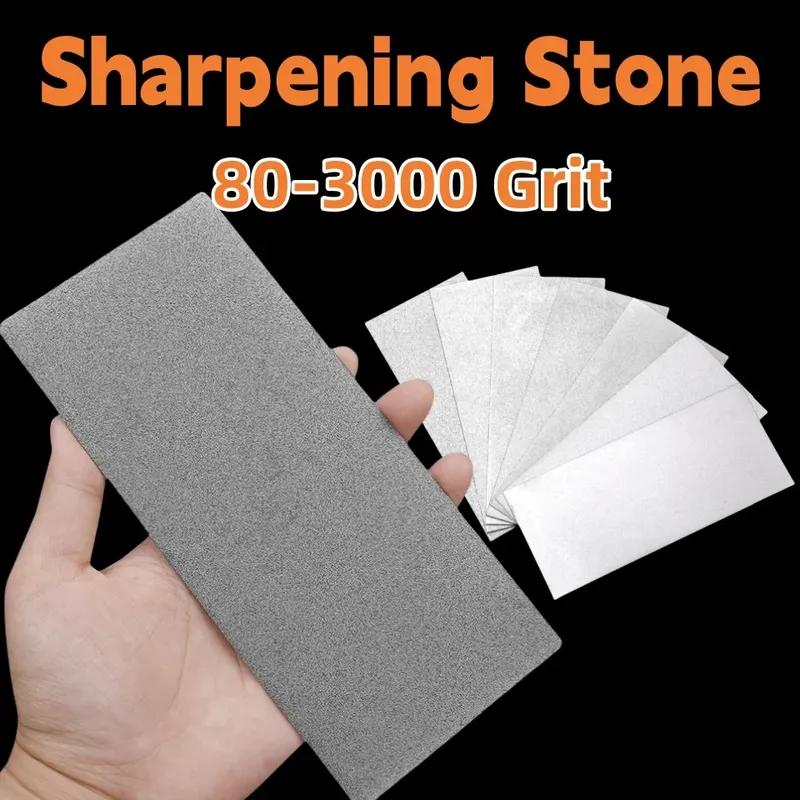 Diamond Sharpening Stone 80-3000 Grit Knife Sharpener Bar Polishing Disc Rectangular Sharpening Plate Whetstone Abrasive Tools