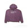Túlméretezett mosott pamut kapucnis pulóver betűnyomattal Uniszex Streetwear Őszi alkalmi pulóver