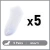 5 Paare/Lot Herren Atmungsaktive Socken Kurze Knöchelsocken Elastisch Einfarbig Mesh Baumwolle Business Unisex Socke Übergröße EU38-46
