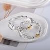 High-Quality Anti-Static Delicate Bracelet, Light Luxury Unique Cheese Bead Round Hand Chain Jewelry