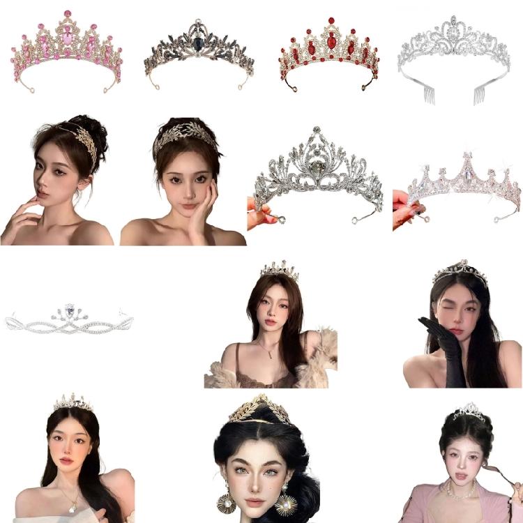 Unique Princesses Crown Alloy and Rhinestones Comfortable Headwear Great for Adults and Kids Who Love Fashion Headpiece