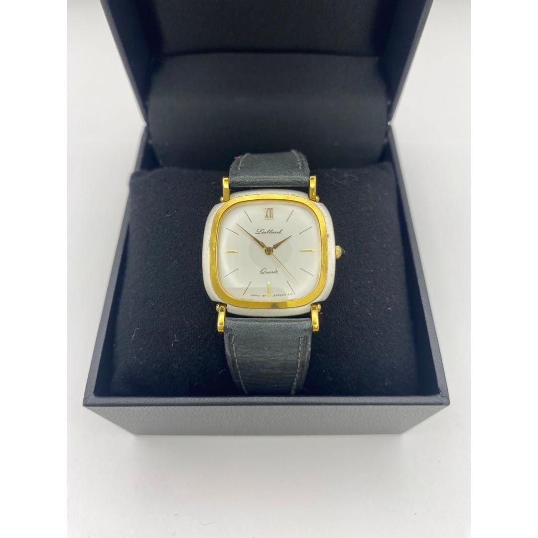 Orient Libran Quartz Watch Leather Strap Square