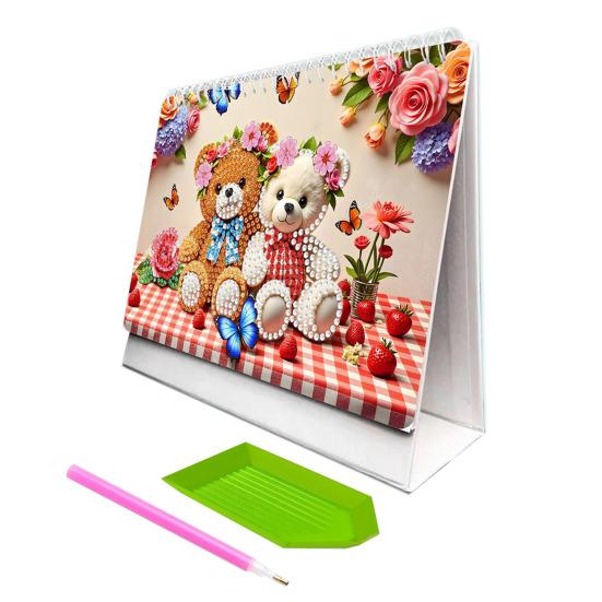 

Diamond Art Desk Calendar Kit, 2027 Diamond Art Calendar Craft Kit, 12 Monthly