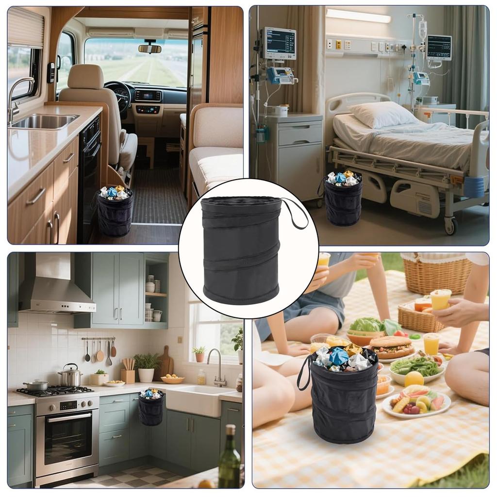 BOJIDO Car Trash Car Garbage Car Storage Large Easy Rear Passenger Car Suitable for and Home Use Can, Bag, Case, Foldable, Capacity, Storage,