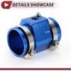 1 Set Car Water Coolant Temperature Sensor Adapter Joint Pipe Radiator Sensor Adaptor 40mm Blue